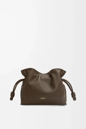 Mini Flamenco-clutch i nappa-kalvskinn