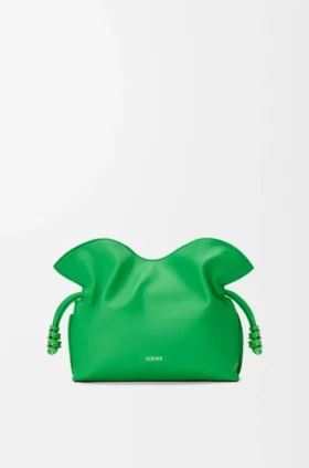 Mini Flamenco-clutch i nappa-kalvskinn