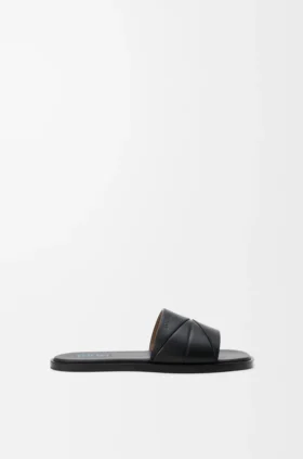 Origami-sandaler i mjukt kalvskinn
