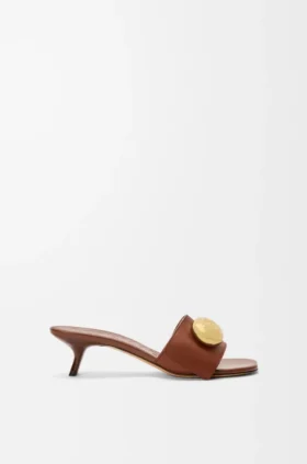 Pebble-sandaler i mjukt kalvskinn