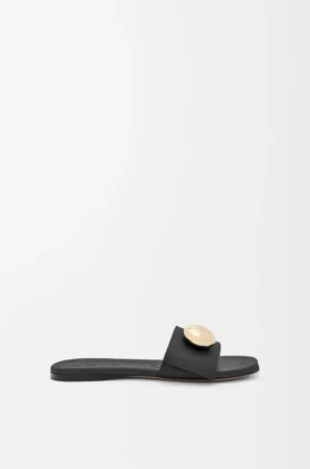 Pebble-sandaler i mjukt kalvskinn
