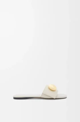 Pebble-sandaler i mjukt kalvskinn