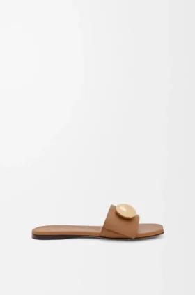 Pebble-sandaler i mjukt kalvskinn