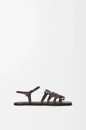 Petal-anagram-sandal i kalvskinn