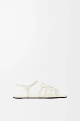 Petal-anagram-sandal i kalvskinn