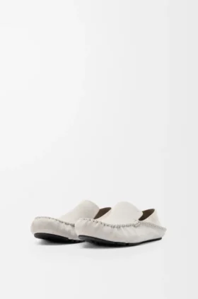 Rambla Driving Loafer i kalvskinn i mocka