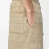 Shorts i denim med dragsko
