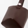 Stor Pebble Bucket i smidigt kalvskinn med struktur Stor Pebble Bucket i smidigt kalvskinn med struktur