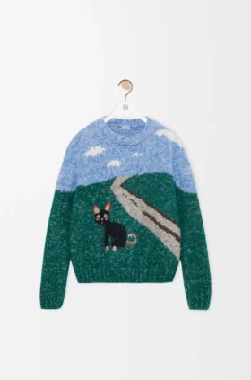 Tröja i ull och mohair
