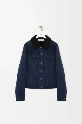 Truckerjacka i shearling