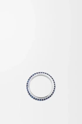 Tunn pavéring i sterlingsilver och kristaller