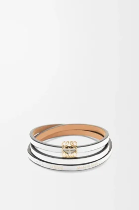 Twist-armband i kalvskinn