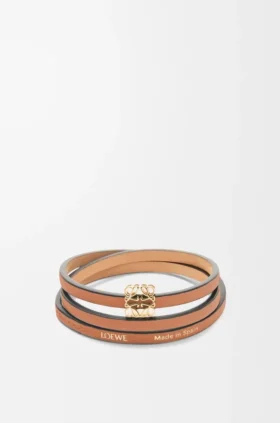 Twist-armband i kalvskinn