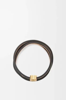 Twist-armband i kalvskinn