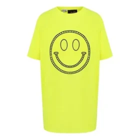 Unisex med smiley-tryck, gul S616341X65-8147