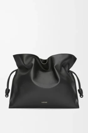 XL Flamenco-clutch i nappa-kalvskinn